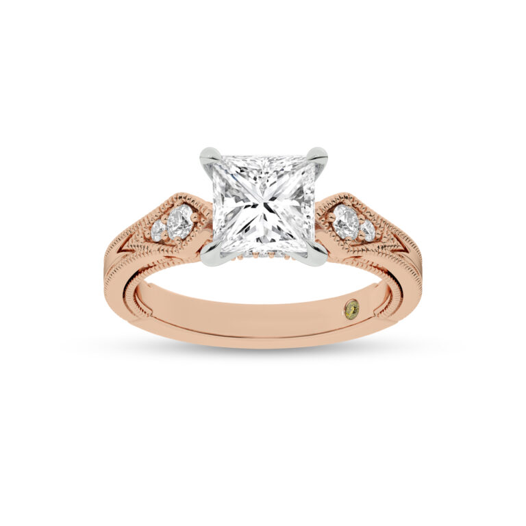 Vesta Vintage Inspired Lab Grown Diamond Engagement Ring