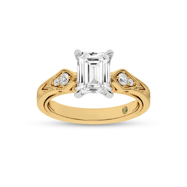 Vesta Vintage Inspired Lab Grown Diamond Engagement Ring