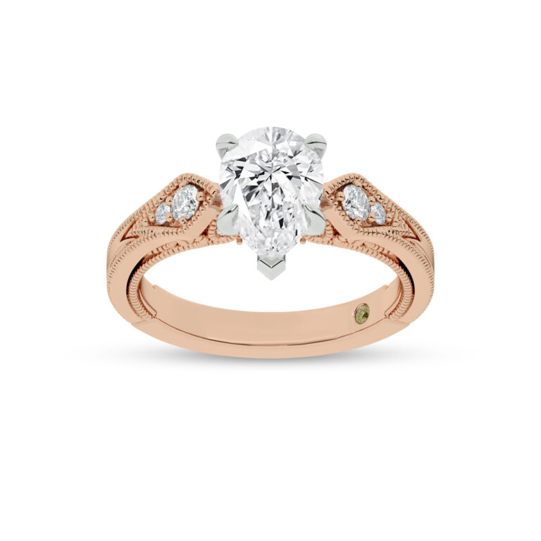 Vesta Vintage Inspired Lab Grown Diamond Engagement Ring