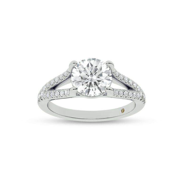 Delhi Split Shank Lab Diamond Engagement Ring