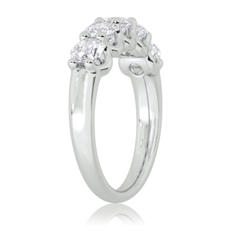 Nicobar Five Stone Lab Grown Diamond Ring