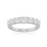 Graduating Pave Set Lab Grown Diamond Band (1  ct. tw.) 18K - White Gold_1,Graduating Pave Set Lab Grown Diamond Band (1  ct. tw.) 18K - White Gold_2,Graduating Pave Set Lab Grown Diamond Band (1  ct. tw.) 18K - White Gold_3,Graduating Pave Set Lab Grown Diamond Band (1  ct. tw.) 18K - White Gold_4,
