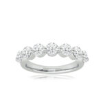 Shared Prong Lab Grown Seven Stone Diamond Band (2  ct. tw.) 18K - White Gold_1,Shared Prong Lab Grown Seven Stone Diamond Band (2  ct. tw.) 18K - White Gold_2,Shared Prong Lab Grown Seven Stone Diamond Band (2  ct. tw.) 18K - White Gold_3,Shared Prong Lab Grown Seven Stone Diamond Band (2  ct. tw.) 18K - White Gold_4,