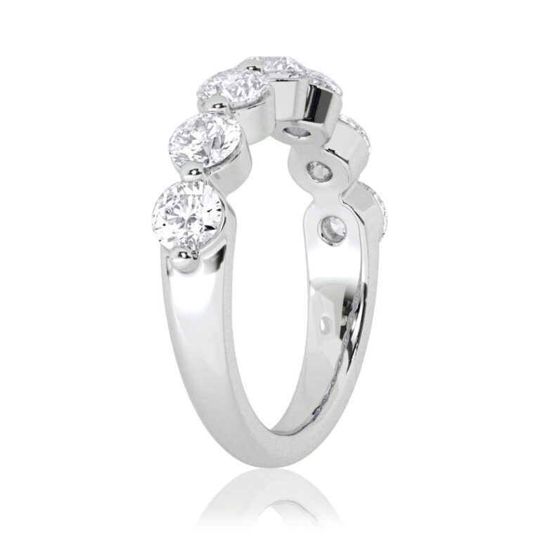 Prague Lab Grown Shared Prong Diamond Ring