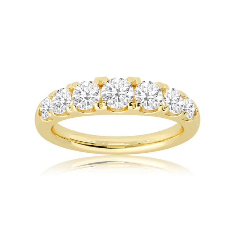 Quebec Lab Grown Seven Stone Diamond Ring