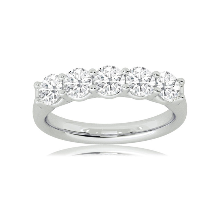 Luca Lab Grown Five Stone Diamond Ring