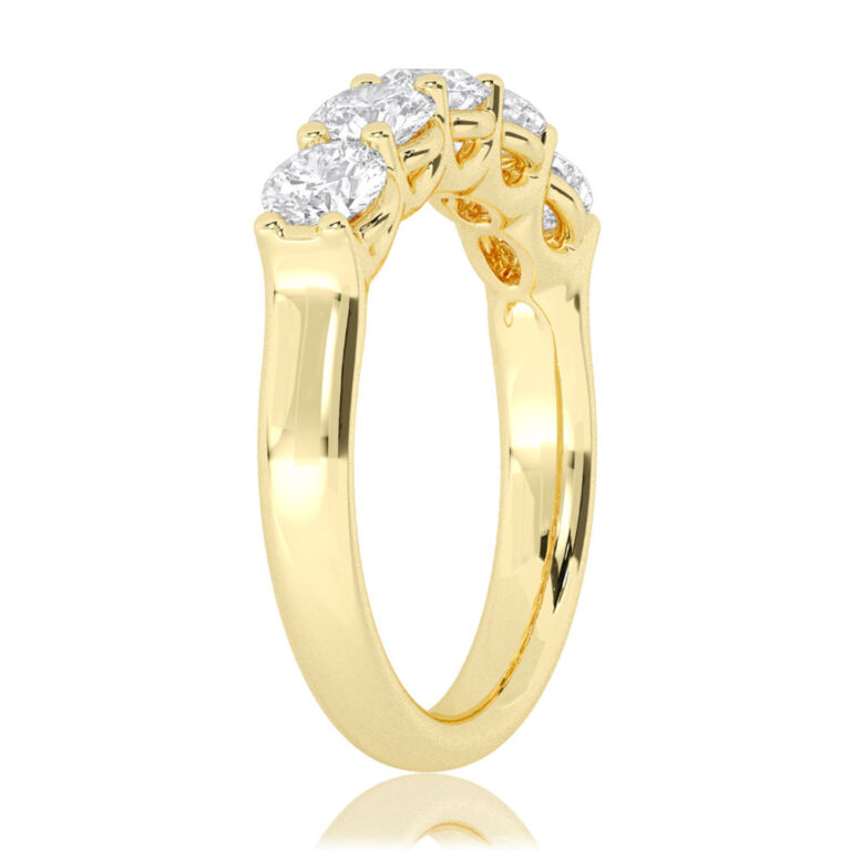 Luca Lab Grown Five Stone Diamond Ring