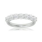 Timeless Lab Grown Scallop Set Seven Stone Diamond Ring (2  ct. tw.) 18K - White Gold_1,Timeless Lab Grown Scallop Set Seven Stone Diamond Ring (2  ct. tw.) 18K - White Gold_2,Timeless Lab Grown Scallop Set Seven Stone Diamond Ring (2  ct. tw.) 18K - White Gold_3,Timeless Lab Grown Scallop Set Seven Stone Diamond Ring (2  ct. tw.) 18K - White Gold_4,