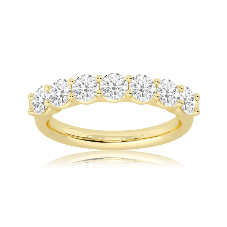 Mykon Seven Stone Lab Grown Diamond Ring