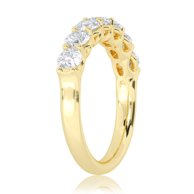 Mykon Seven Stone Lab Grown Diamond Ring