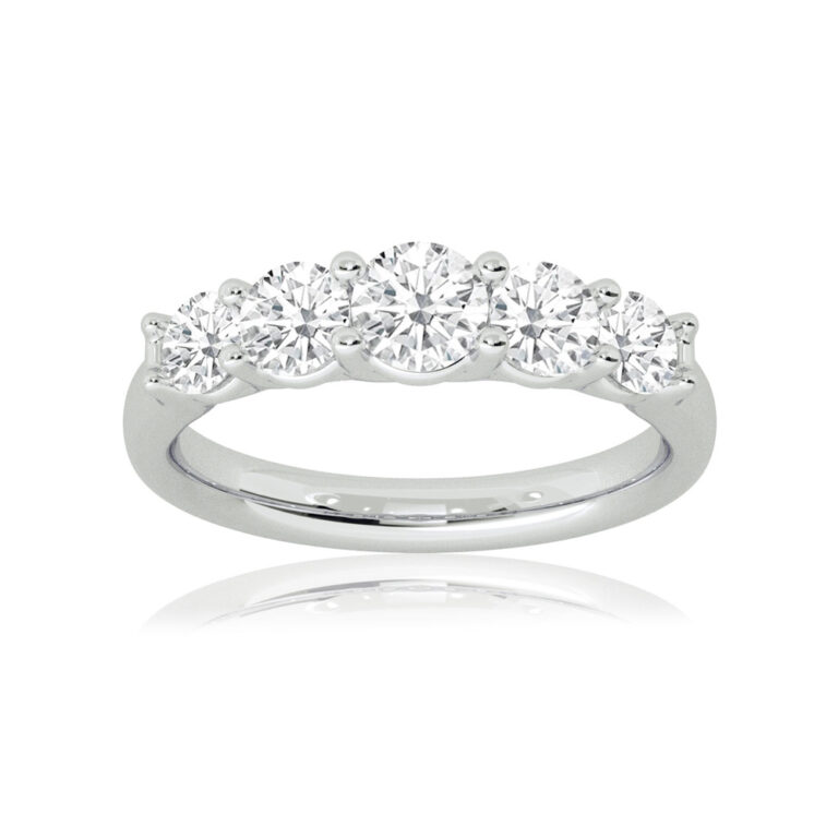 Milano Graduating Five Stone Lab Grown Diamond Ring
