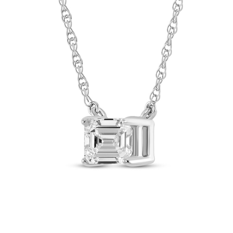 Floating Lab Diamond Solitaire Necklace