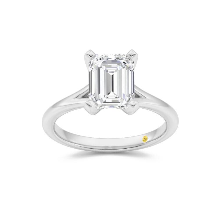 Luxen Split Shank Lab Diamond Solitaire Ring