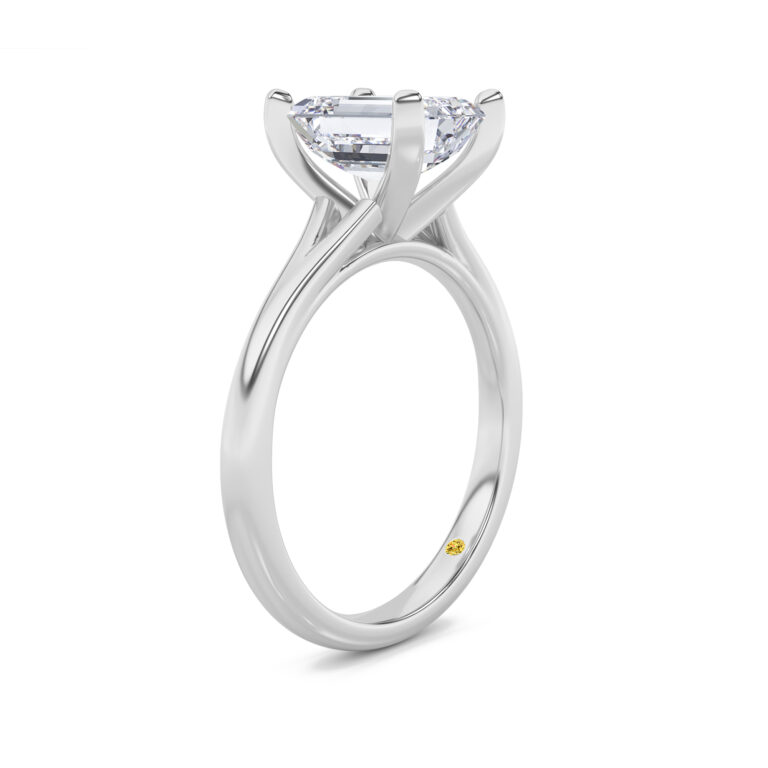 Luxen Split Shank Lab Diamond Solitaire Ring