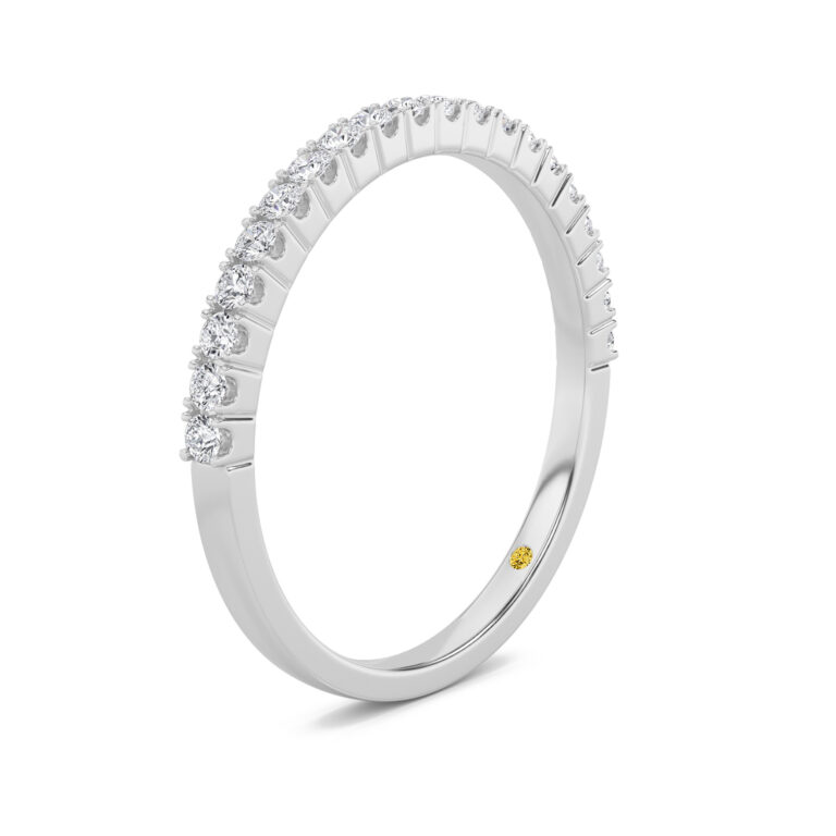 Zinnia Half Coverage Lab Grown Diamond Ring