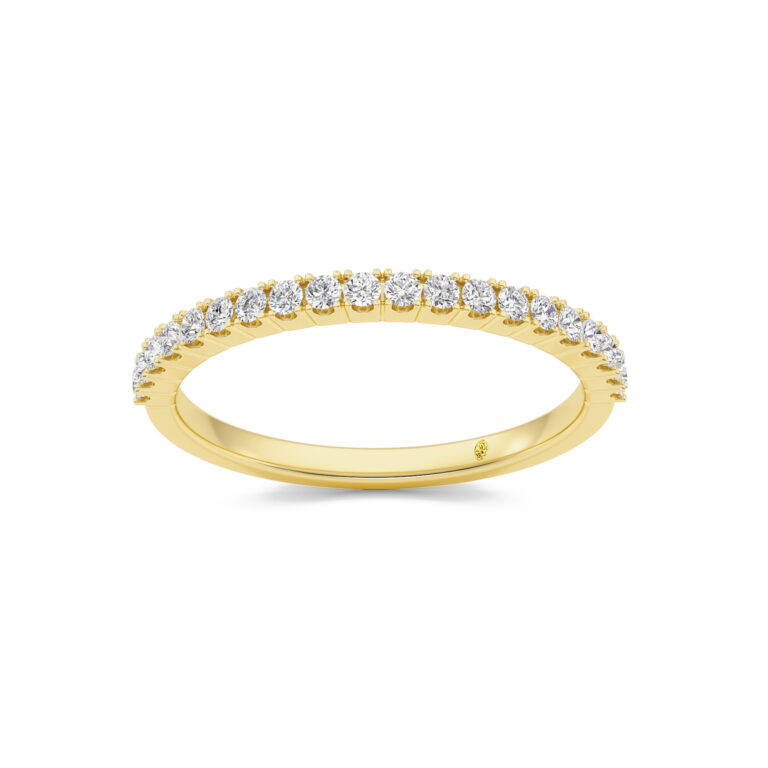 Zinnia Half Coverage Lab Grown Diamond Ring