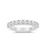 Lab Grown Diamond Cut Split Prong Semi Eternity Ring-1 ct. tw.-18K White Gold_1