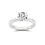 Lima Timeless Round Lab Grown Solitaire Diamond Ring