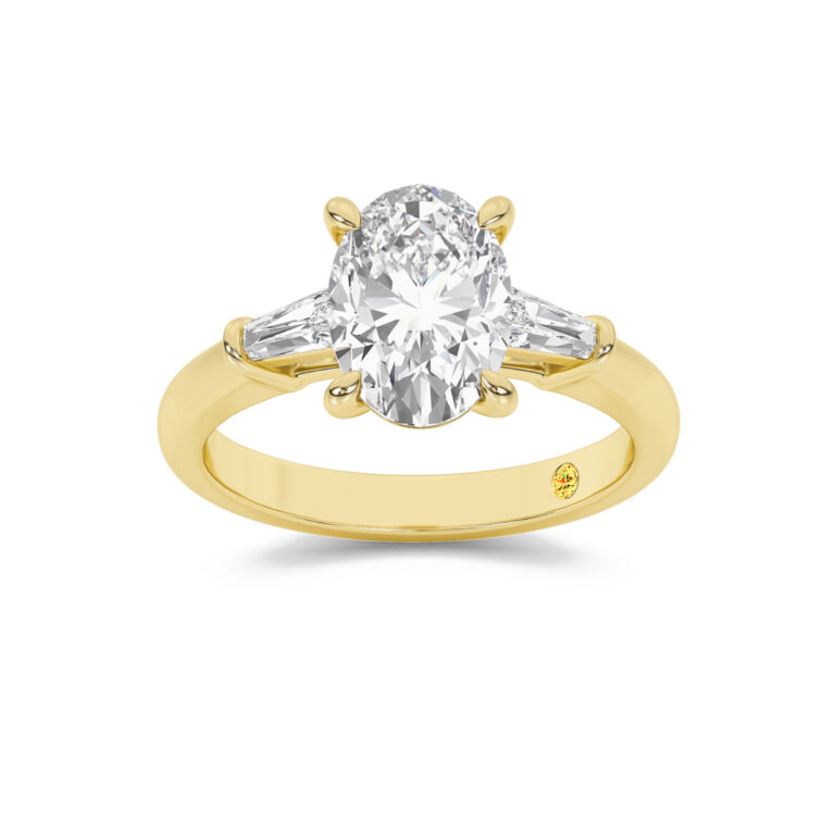 Ignite Engagment Ring with the Mavis Wedding Band