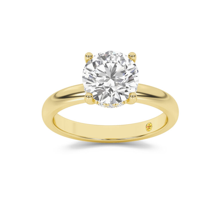 Firefly Hidden Halo Lab Diamond Engagement Ring