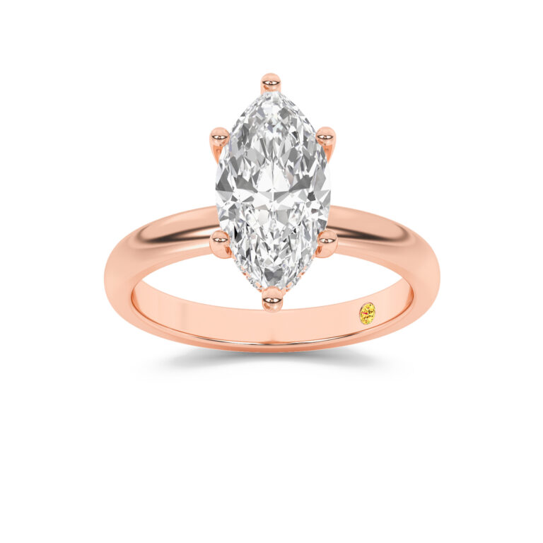Firefly Hidden Halo Lab Diamond Engagement Ring