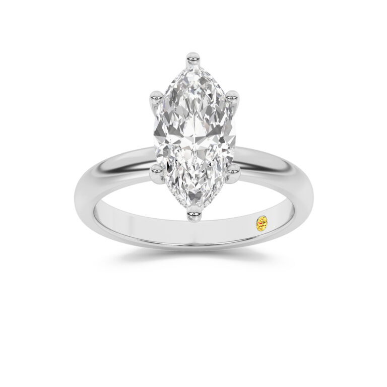 Firefly Hidden Halo Lab Diamond Engagement Ring