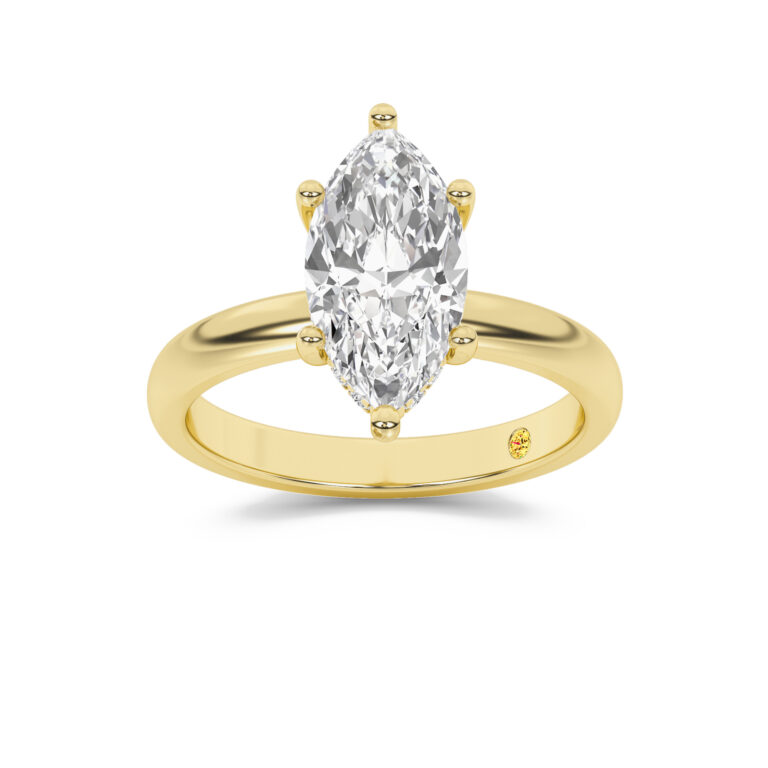 Firefly Hidden Halo Lab Diamond Engagement Ring