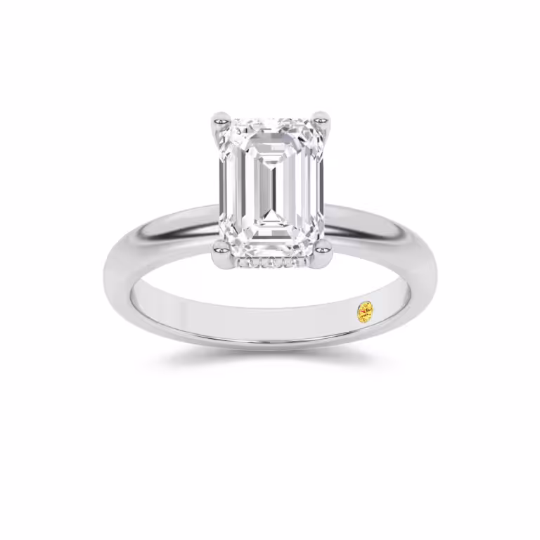 Firefly Hidden Halo Lab Diamond Engagement Ring