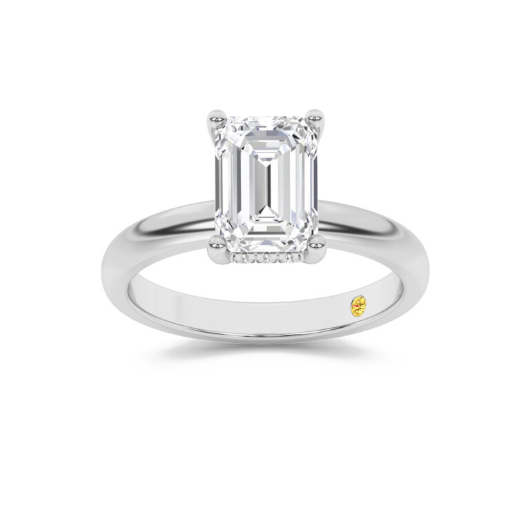 Firefly Hidden Halo Lab Diamond Engagement Ring