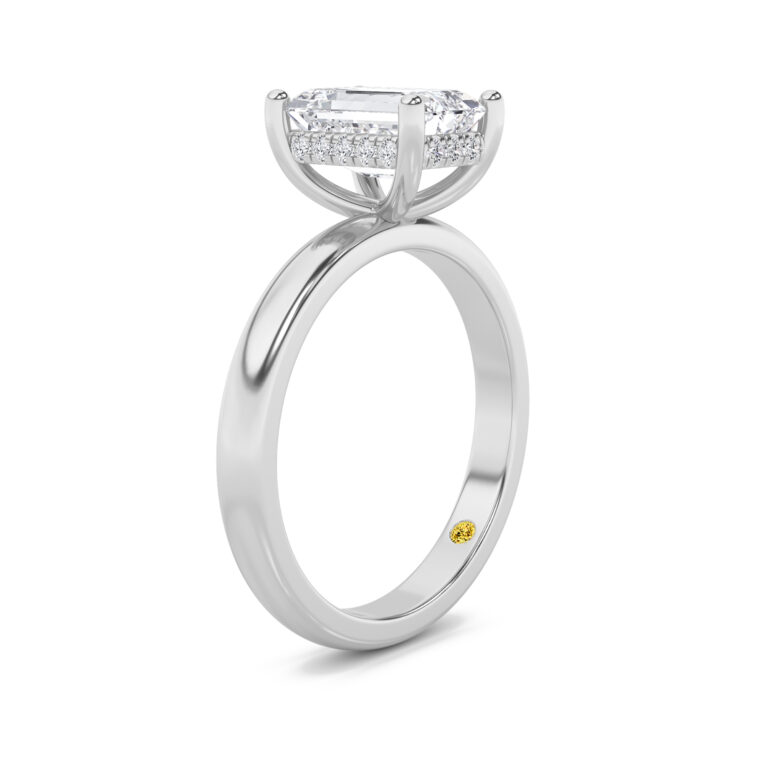 Firefly Hidden Halo Lab Diamond Engagement Ring