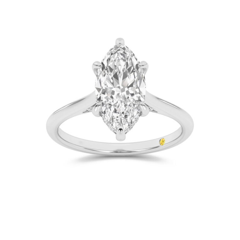Twinkle Hidden Halo Lab Diamond Engagement Ring