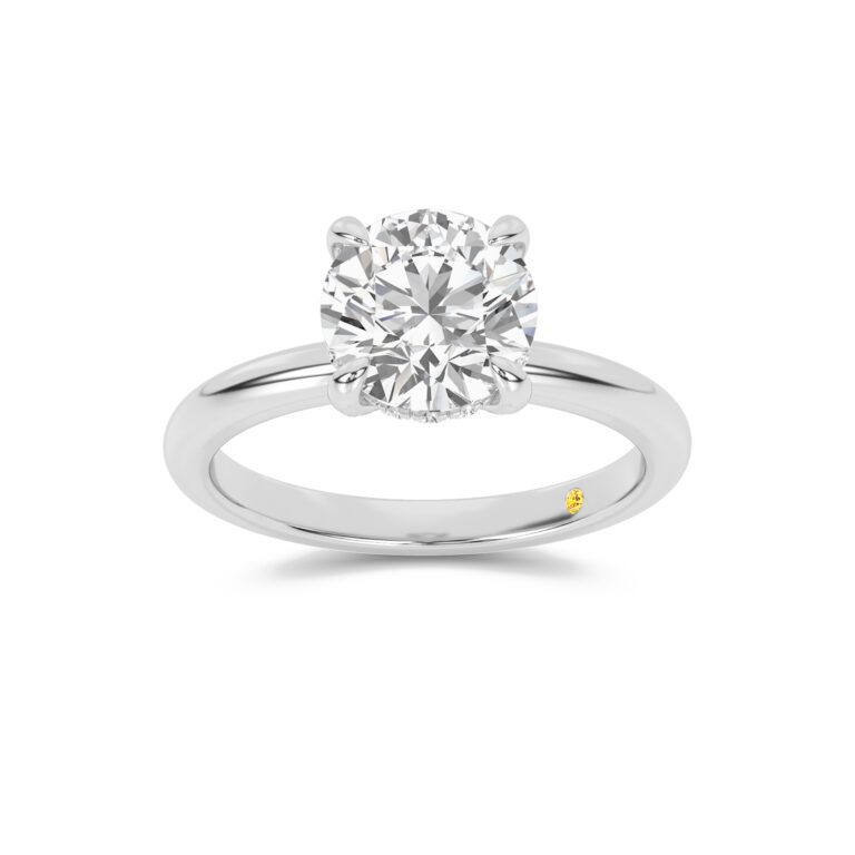 Dream Weaver Hidden Halo Lab Diamond Engagement Ring