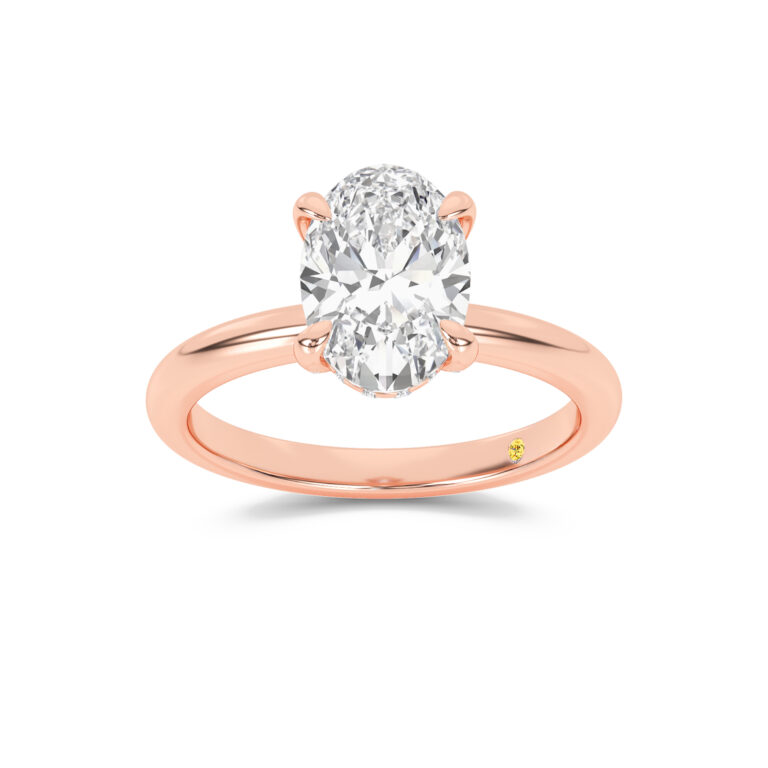 Dream Weaver Hidden Halo Lab Diamond Engagement Ring