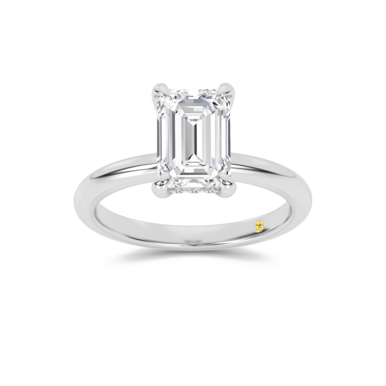 Dream Weaver Hidden Halo Lab Diamond Engagement Ring