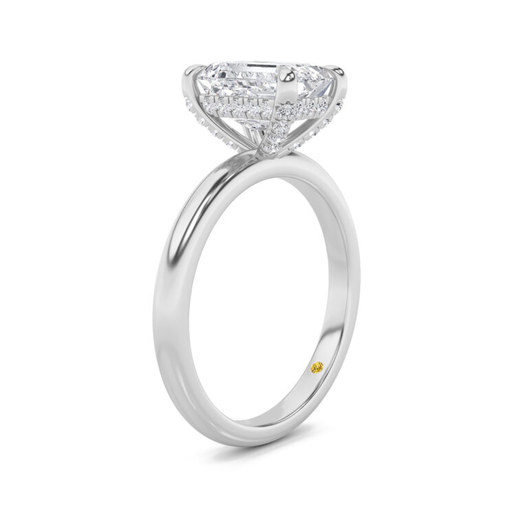 Dream Weaver Hidden Halo Lab Diamond Engagement Ring