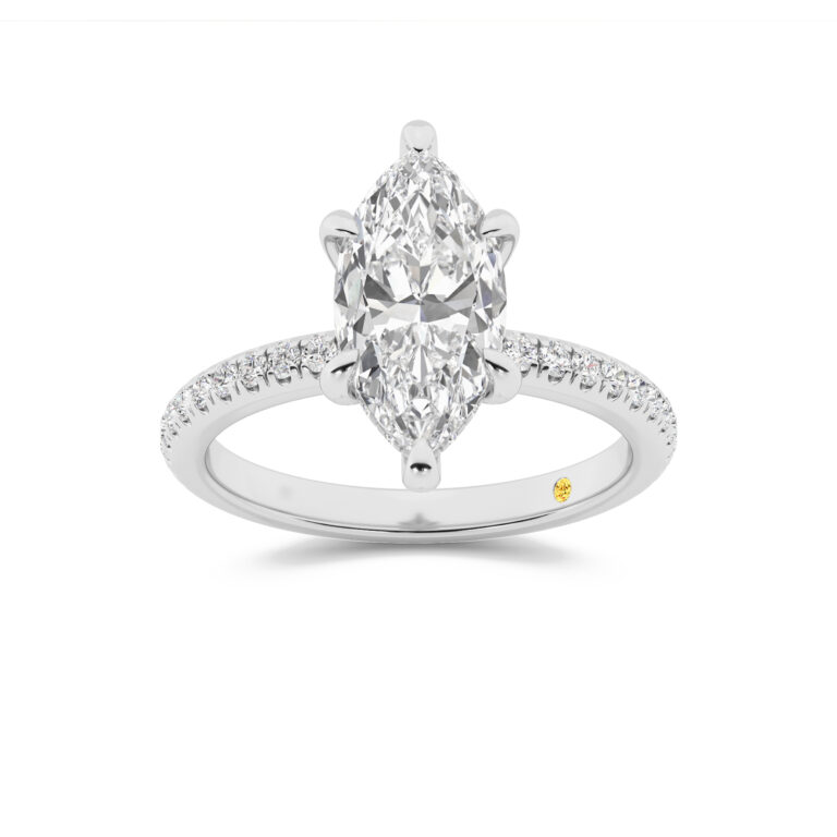Aurelia Engagment Ring with the Anastasia Wedding Band