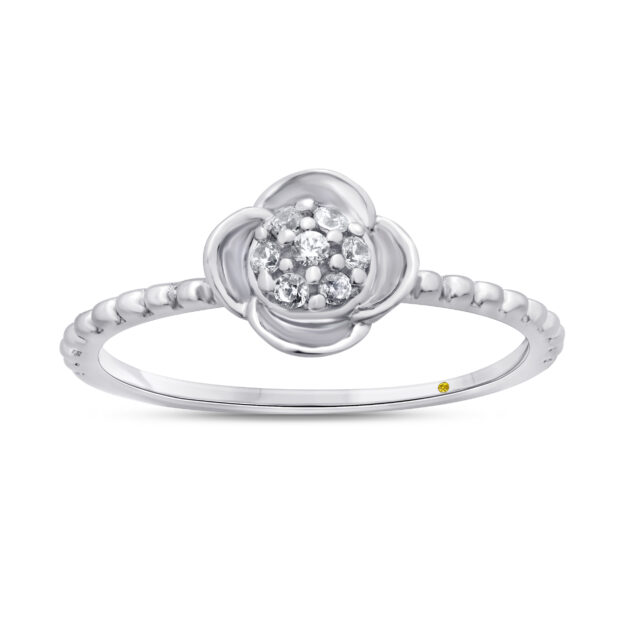 Lilium Lab Grown Floral Diamond Ring