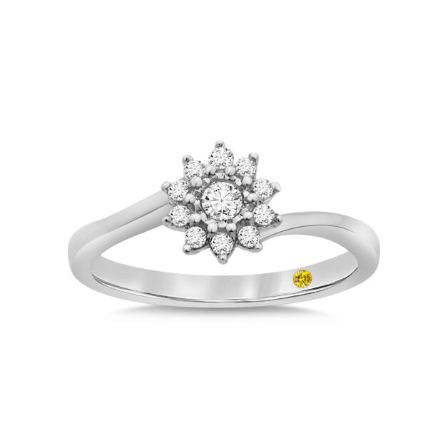 Jardin Lab Grown Floral Diamond Ring