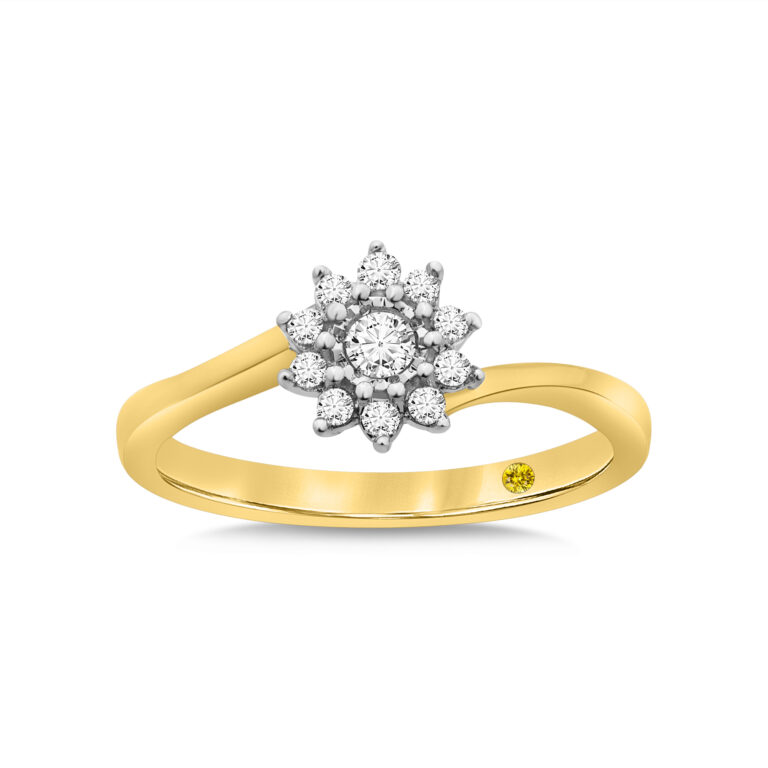 Jardin Lab Grown Floral Diamond Ring