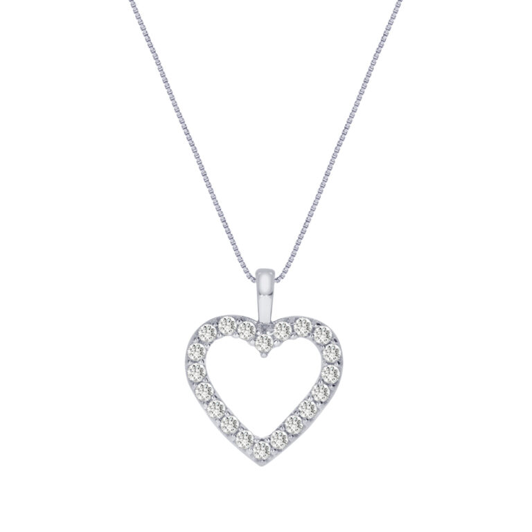Dazzling Diamond Heart Necklace