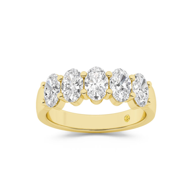 Ciel Lab Grown Five Stone Diamond Ring