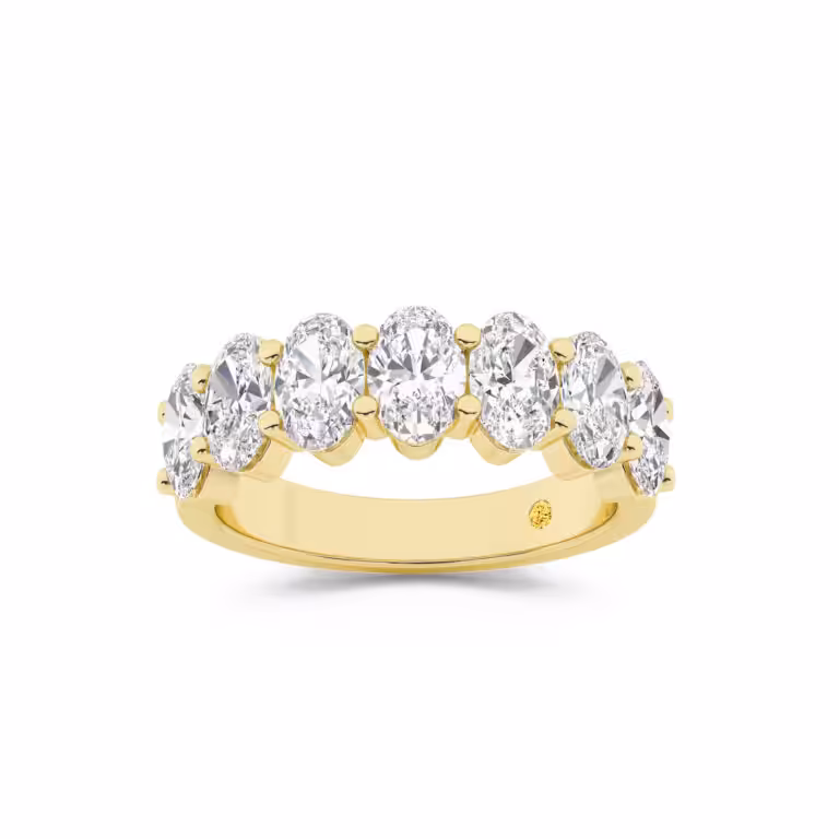 Callista Lab Grown Seven Stone Diamond Ring