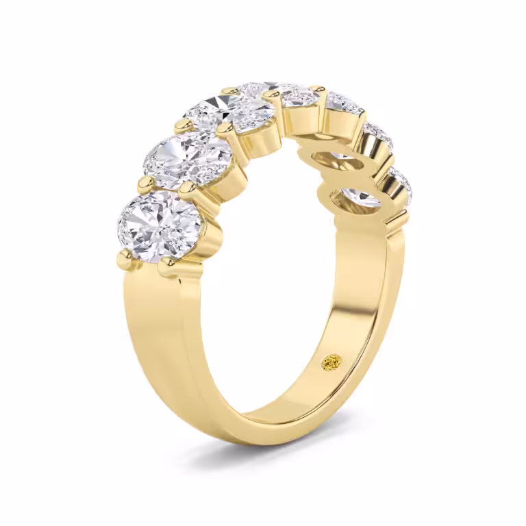 Callista Lab Grown Seven Stone Diamond Ring