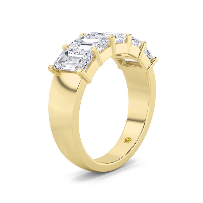 Ciel Lab Grown Five Stone Diamond Ring