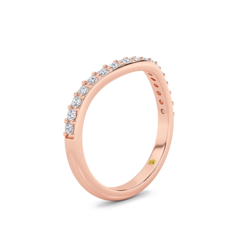 Rhys Lab Grown Contour Diamond Band
