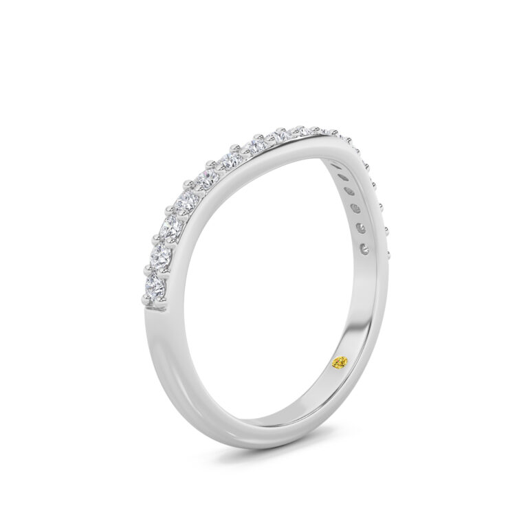 Rhys Lab Grown Contour Diamond Band