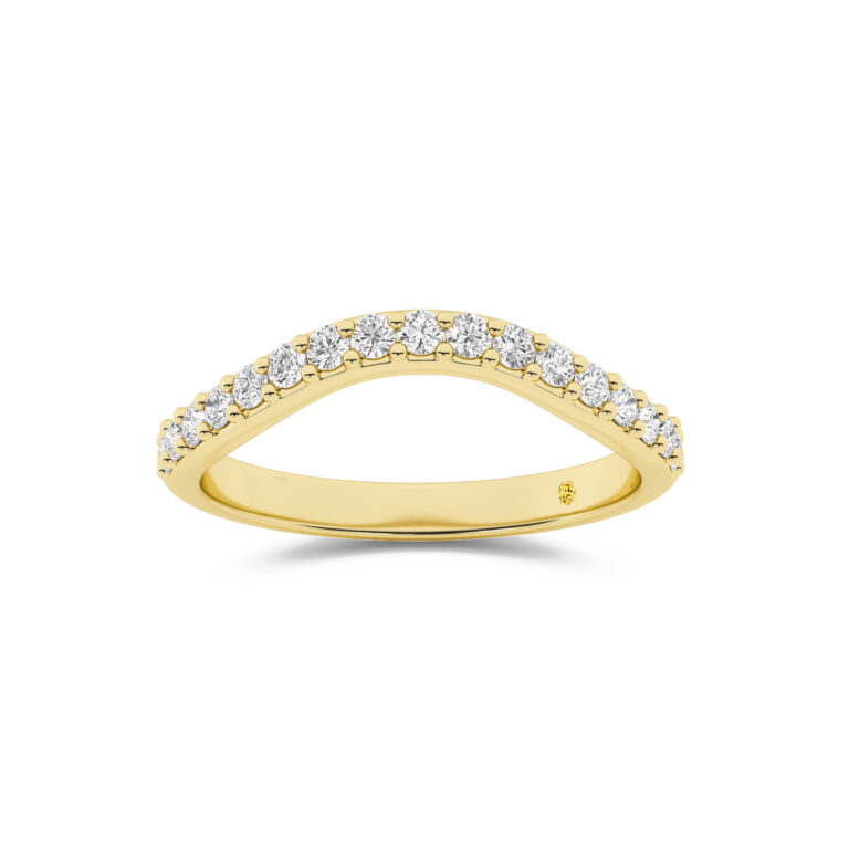 Rhys Lab Grown Contour Diamond Band