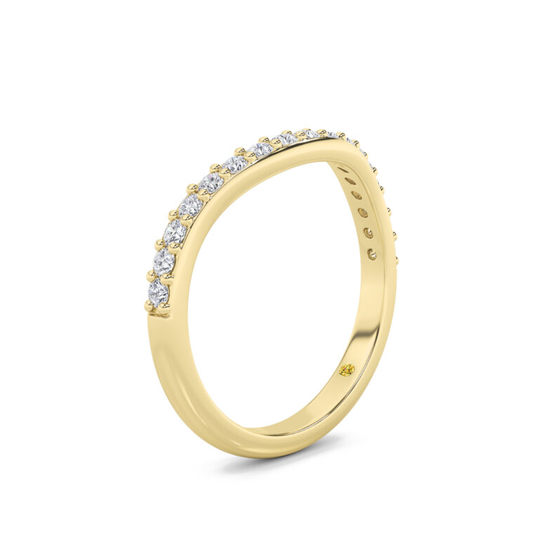 Rhys Lab Grown Contour Diamond Band