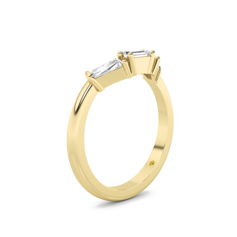 Mavis Lab Grown Baguette Diamond Band