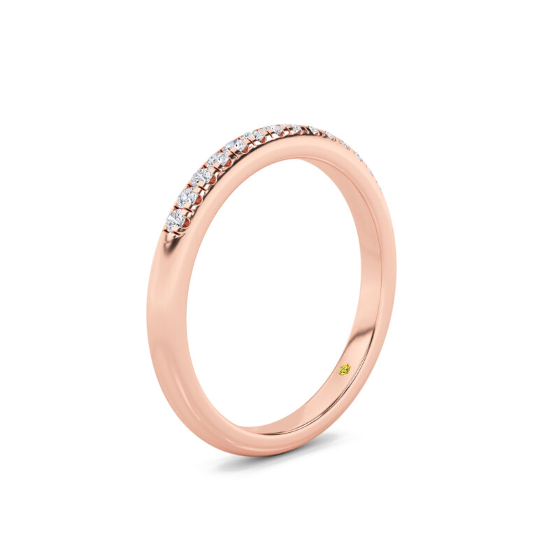 BonBon Lab Grown Quarter Coverage Pavé Diamond Band